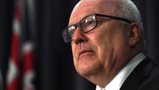 Attorney-General George Brandis has announced a $39 million funding boost for community legal centres. Picture: AAP Image/Sam Mooy