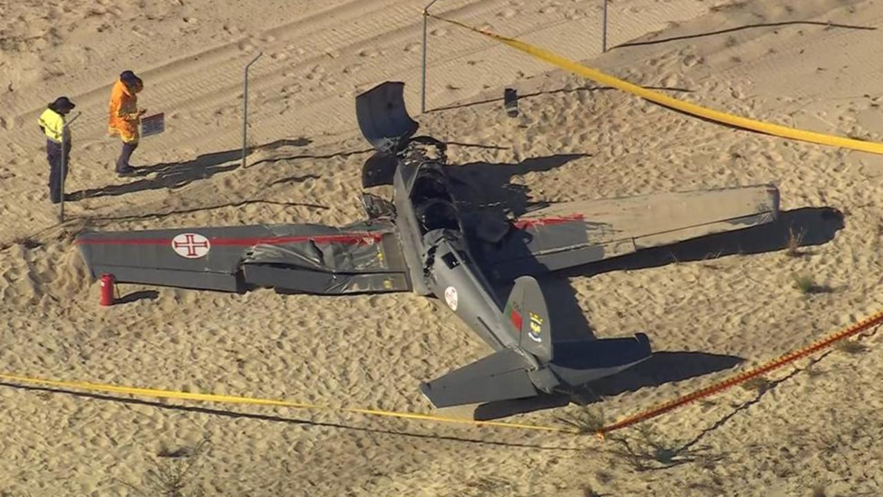 A pilot died from his injuries. Picture: 7News