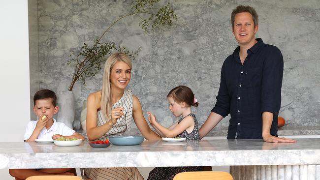 Architect Joe Adsett and wife Hayley Adsett. Picture: Lyndon Mechielsen/The Australian