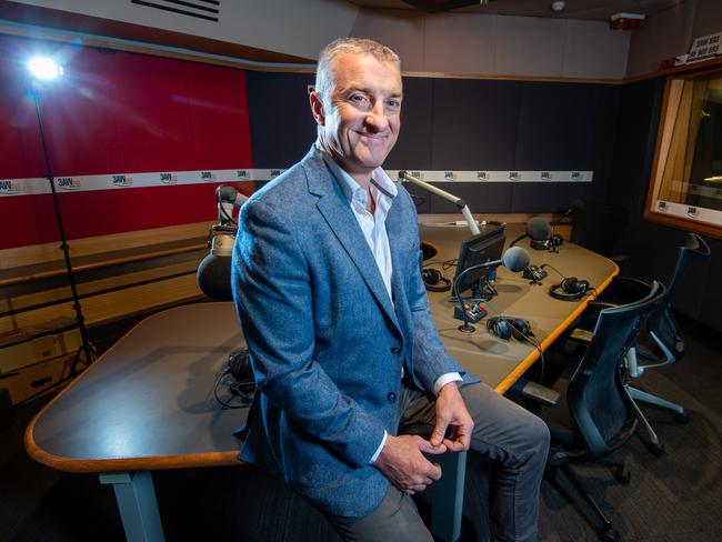 Tom Elliott at 3AW.Picture Jay Town