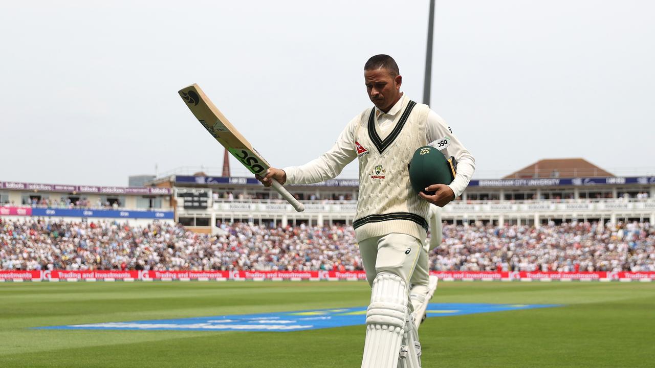 Khawaja blow triggers Aussie collapse before lunch