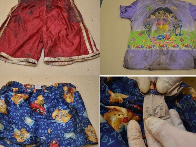 Police released images of the clothing, having already ruled out 10 potential victims.