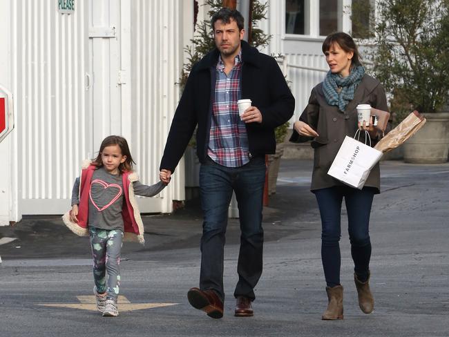 Ben Affleck and Jennifer Garner with their daughter Seraphina.