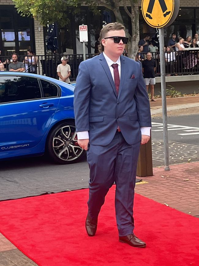 The students arrive at Urangan State High School's formal.