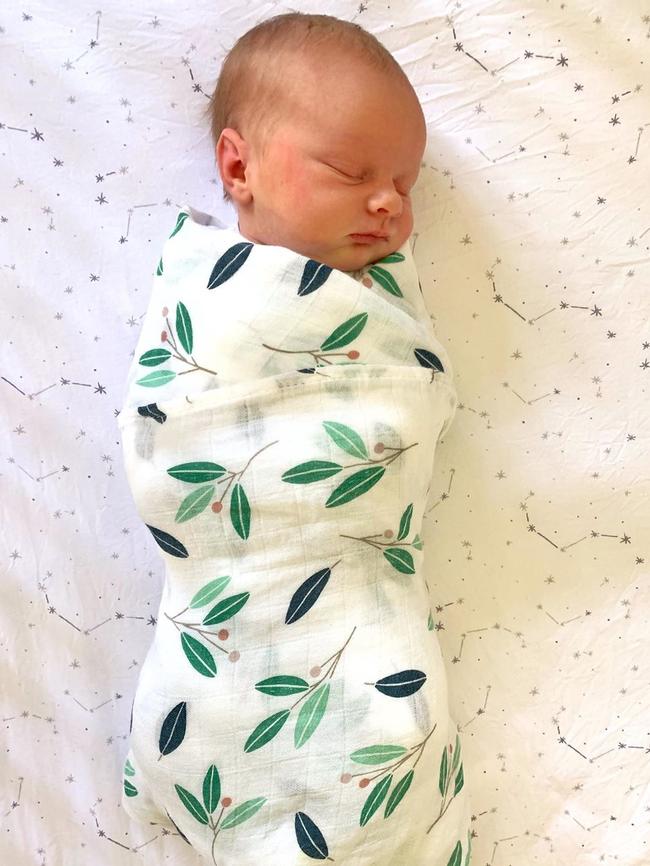 Baby Olive was born on Friday.