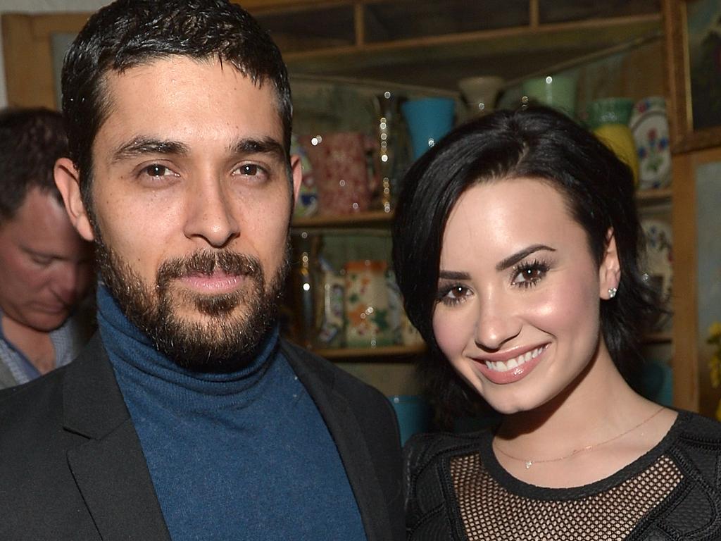 Wilmer Valderrama and Demi Lovato. Picture: Getty
