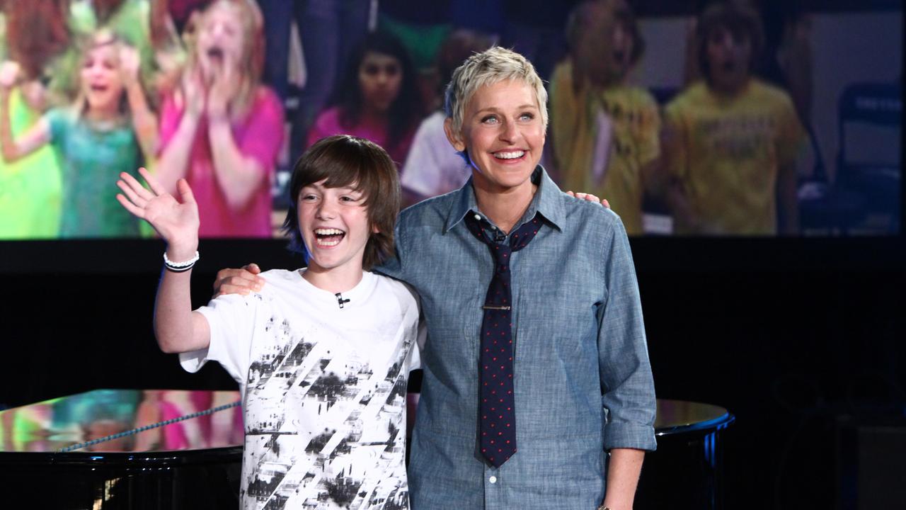 Chance with DeGeneres in 2010. Picture: AP Photo/Warner Bros., Michael Rozman