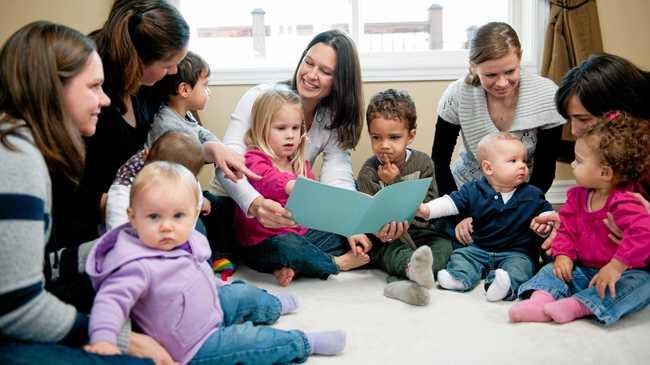 Most women have a circle of women, or men, around them, such as your local mothers' group, who are only too willing to help when you need it. Picture: iStock