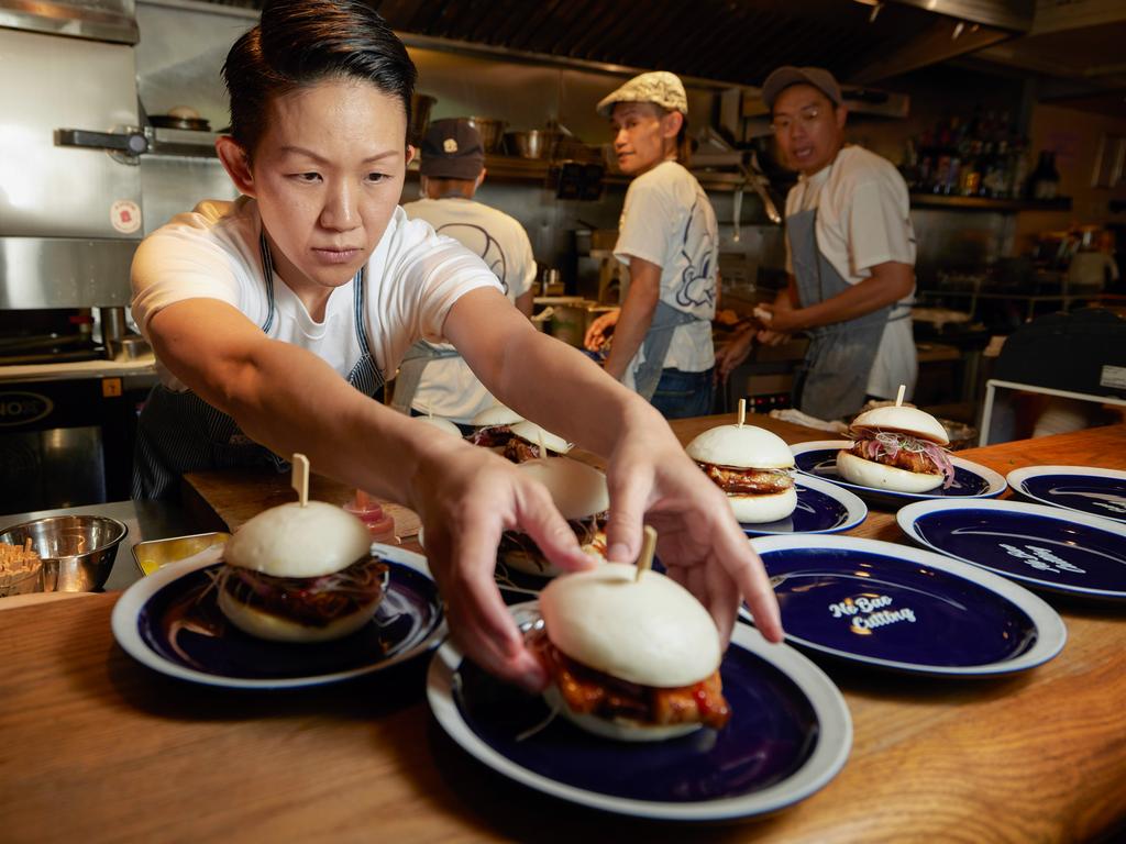 Little Bao chef May Chow dishes up some of her famous bao. Picture: Hong Kong Tourism Board