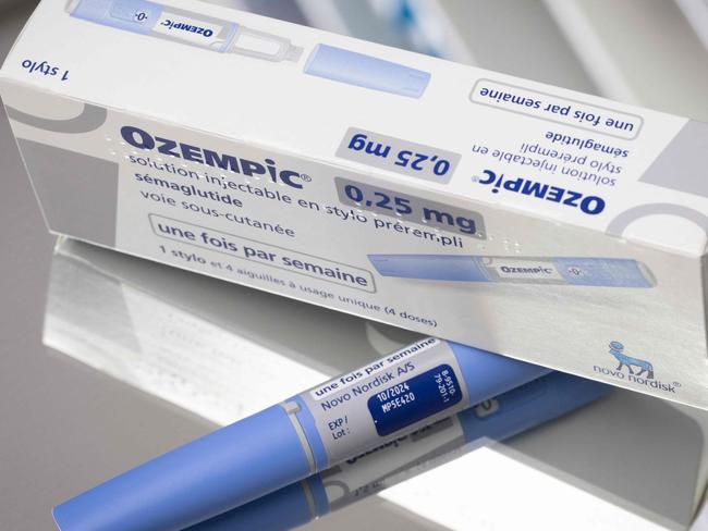 This photograph taken on February 23, 2023, in Paris, shows the anti-diabetic medication "Ozempic" (semaglutide) made by Danish pharmaceutical company "Novo Nordisk". - On TikTok, the hashtag "#Ozempic" has reached more than 500 million views: this anti-diabetic medication is trending on the social network for its' slimming properties, a phenomenon that is causing supply shortages and worrying doctors. (Photo by JOEL SAGET / AFP)