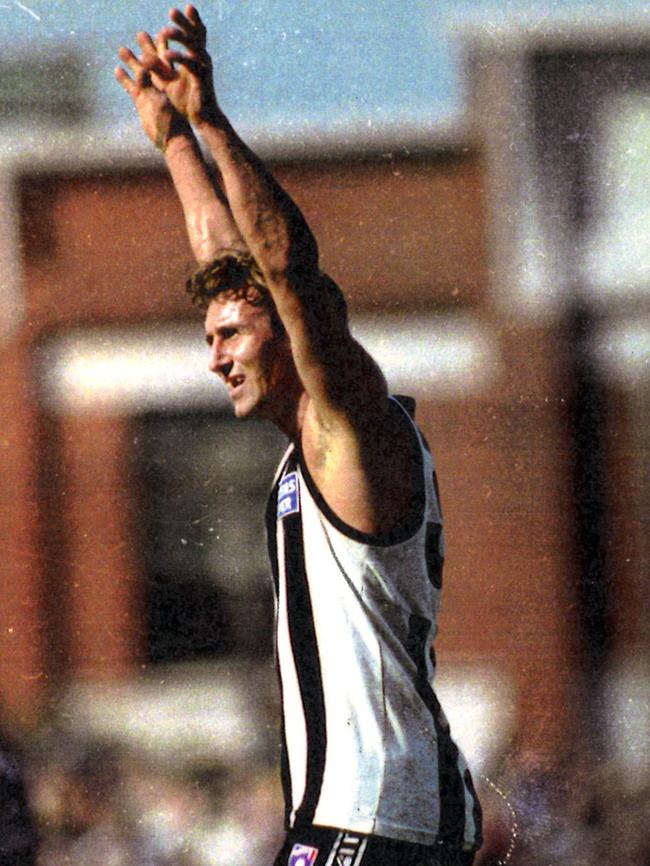 Josh Daicos is the son of Collingwood great Peter Daicos.