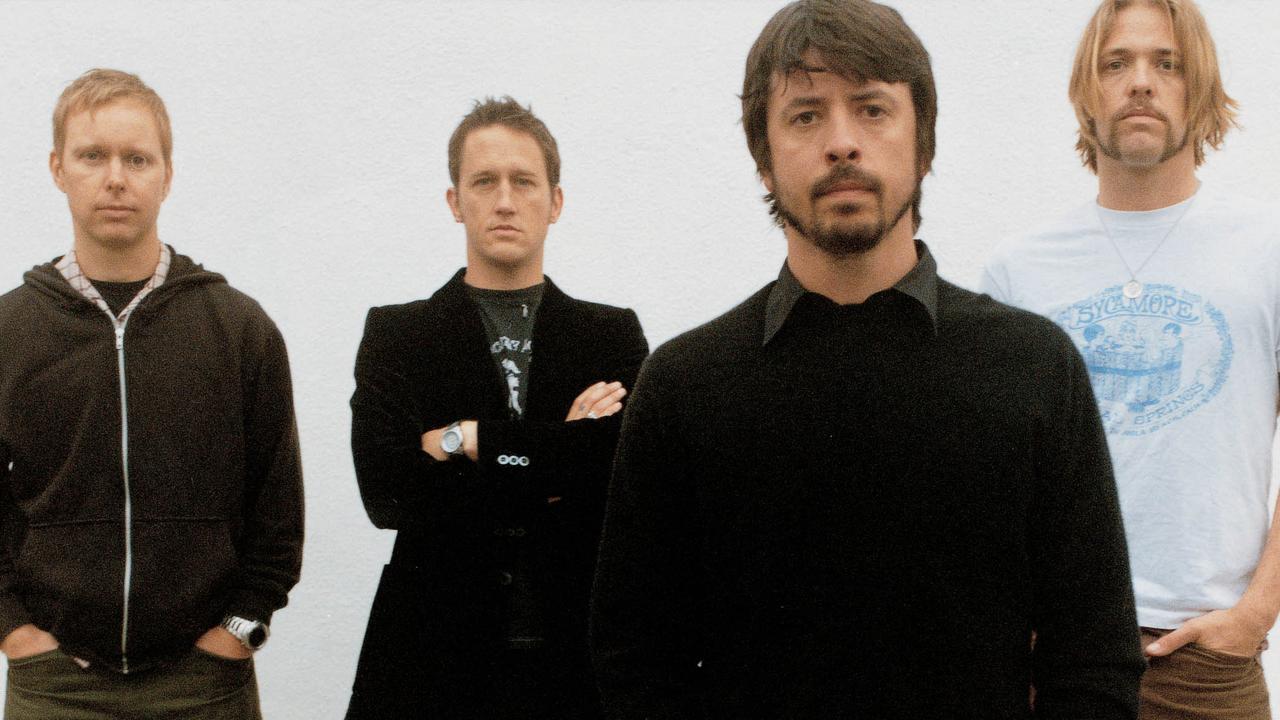 The Foo Fighters pictured in 2005. Picture: Supplied