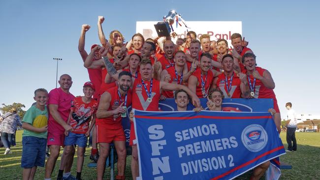 East Brighton is Division 2 premiers. Picture: Valeriu Campan