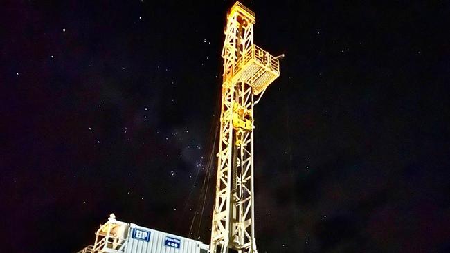 Tamboran Helmerich &amp; Payne rig at the Shenandoah South field near Daly Waters