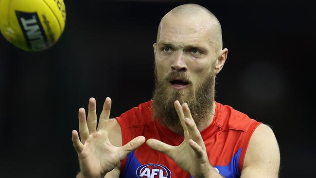 Gun Melbourne ruckman Max Gawn. Picture: Michael Klein