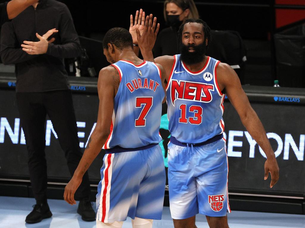 Harden and Durant have had some court time together now.