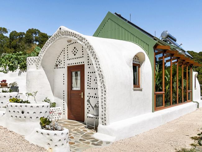 Earthship Ironbank, Ironbank - the fifth most 'wish-listed' home on Airbnb in South Australia for the period June - August 2020