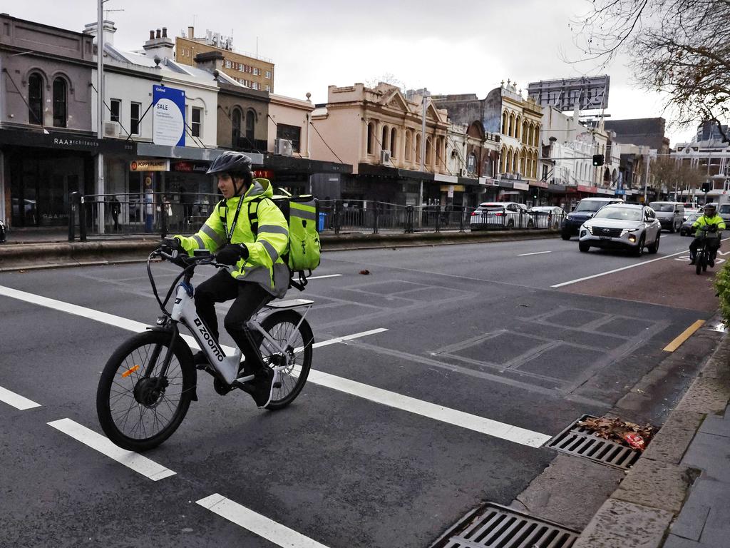 Locals fear traffic congestion will increase with the new bike lanes. Picture: Sam Ruttyn