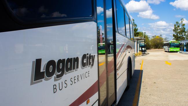 A Logan school bus was halted after reports of students smoking marijuana. Picture: Contributed