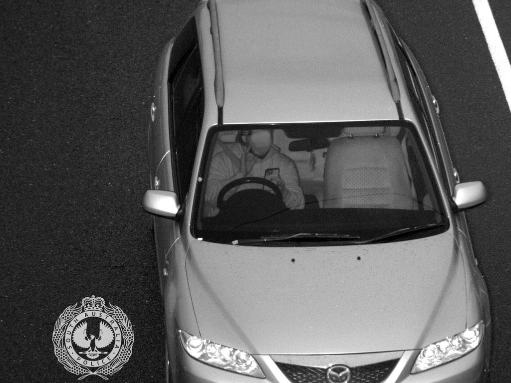 SA Police have busted thousands of drivers using their phones since the instalment of mobile phone detection cameras. Pictures: SA Police.