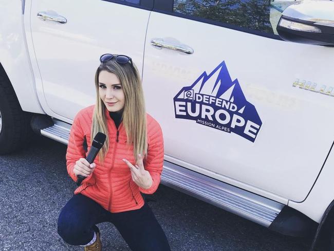 Lauren Southern consistently makes sweeping statements that aren’t based in fact and continues to spout figures shown to be false. Picture: Instagram/@laurencheriie