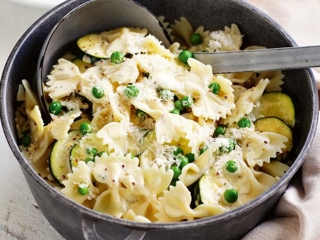 Bring on the farfalle.