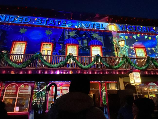 Winter Wonderlights at Sovereign Hill on June 26, 2023.