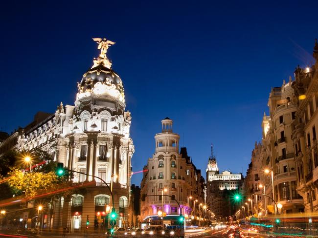 There was also a stopover in Madrid, Spain. Picture: Supplied