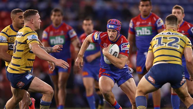 Kalyn Ponga copped a series of knocks.