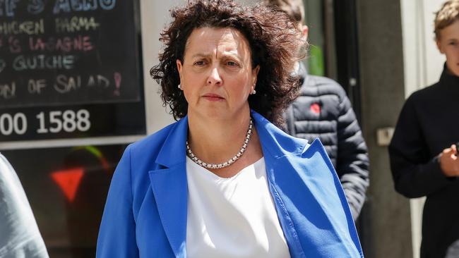 Kooyong MP Monique Ryan leaves the Federal Court on Friday. Picture: NCA NewsWire / Ian Currie