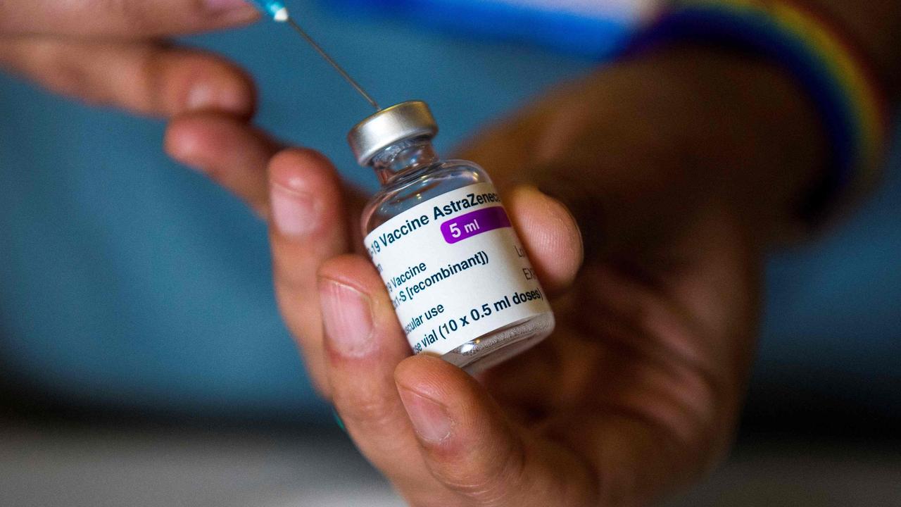 The revised AstraZeneca vaccine rollout will likely impact the timeline of Australia’s border reopening. Picture: Kirsty O’Connor/AFP