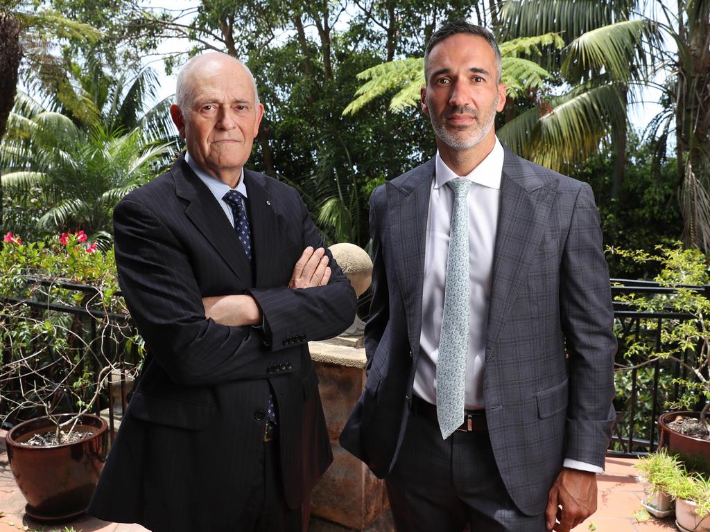 ECAJ Co-CEOs Peter Wertheim and Alex Ryvchin. Mr Wertheim has outlined five steps the University of Sydney should take immediately to act on Mark Scott’s apology. Picture: John Feder/The Australian.