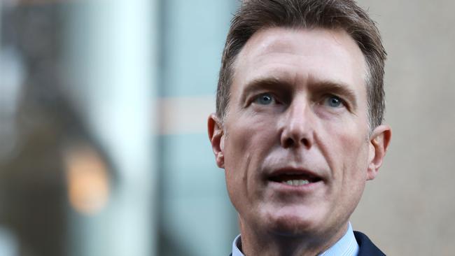 Christian Porter is appealing the ruling to oust his barrister, Sue Chrysanthou SC, from acting for him. Picture: Jane Dempster