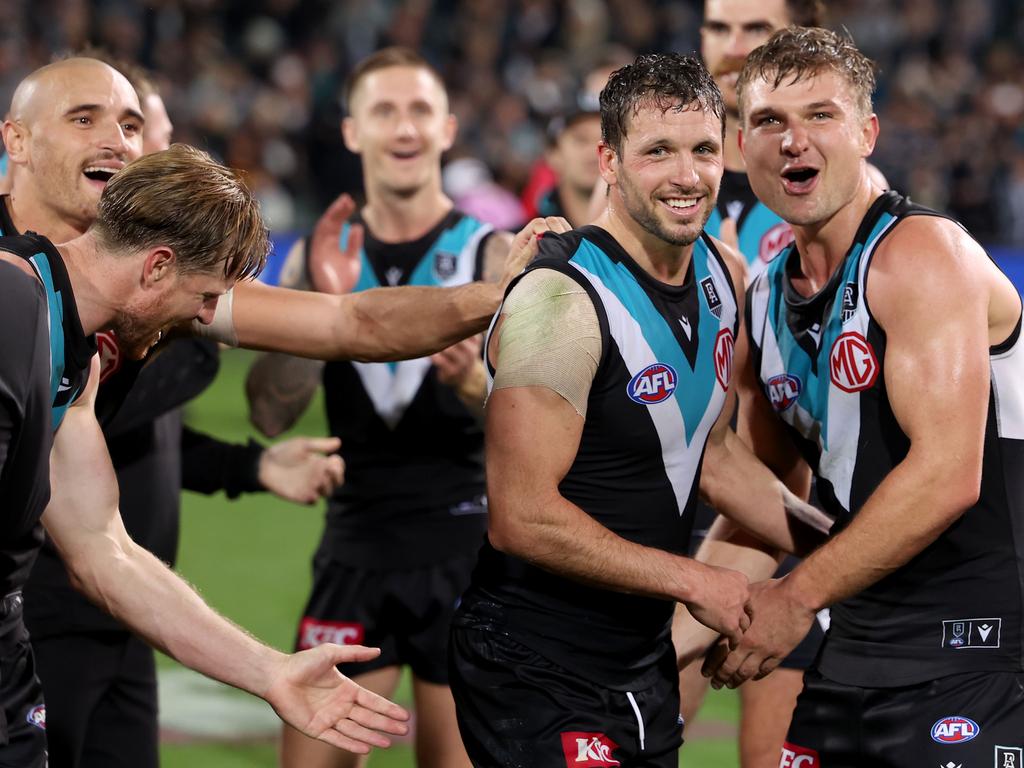 Boak describes his Power teammates as his best friends. Picture: Getty