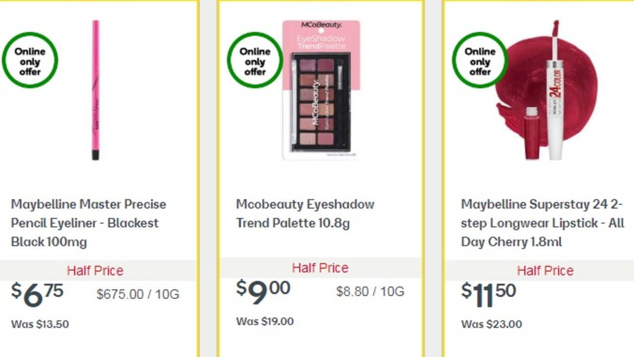 Major cosmetic brands, including Maybelline, are on sale right now.