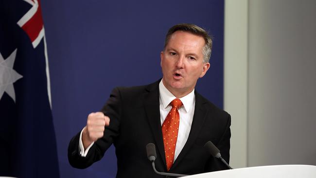 Shadow treasurer Chris Bowen says Labor will continue to block a cut to Australia’s corporate tax rate. Picture: AAP