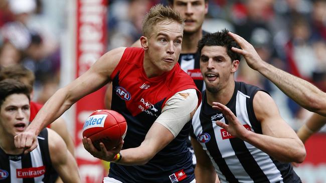 Melbourne’s Bernie Vince is one of the most popular players in the game. Picture: Wayne Ludbey