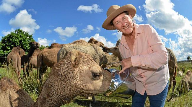 NEW RANGE: QCamels owner Lauren Brisbane is expanding their range of camel milk products. Picture: Patrick Woods