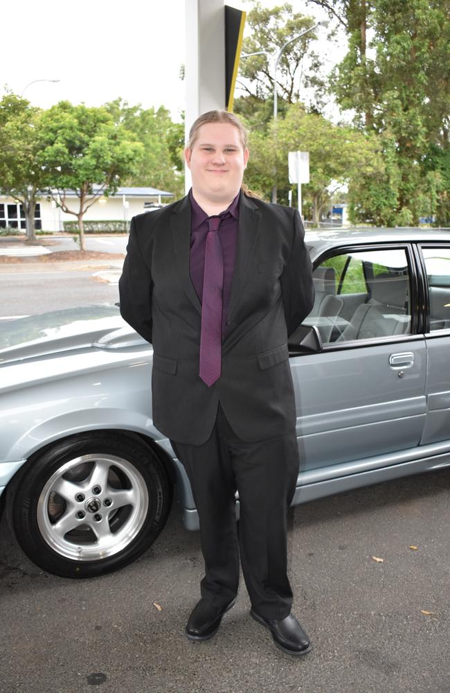 Lochlan Skinner at the Burnside State High School formal 2024.