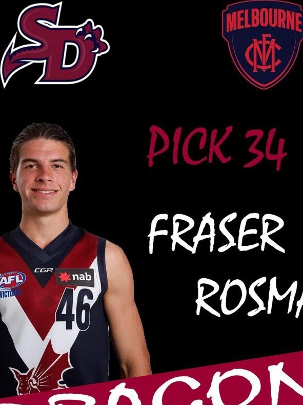 The Dragons were chuffed for Fraser Rosman.