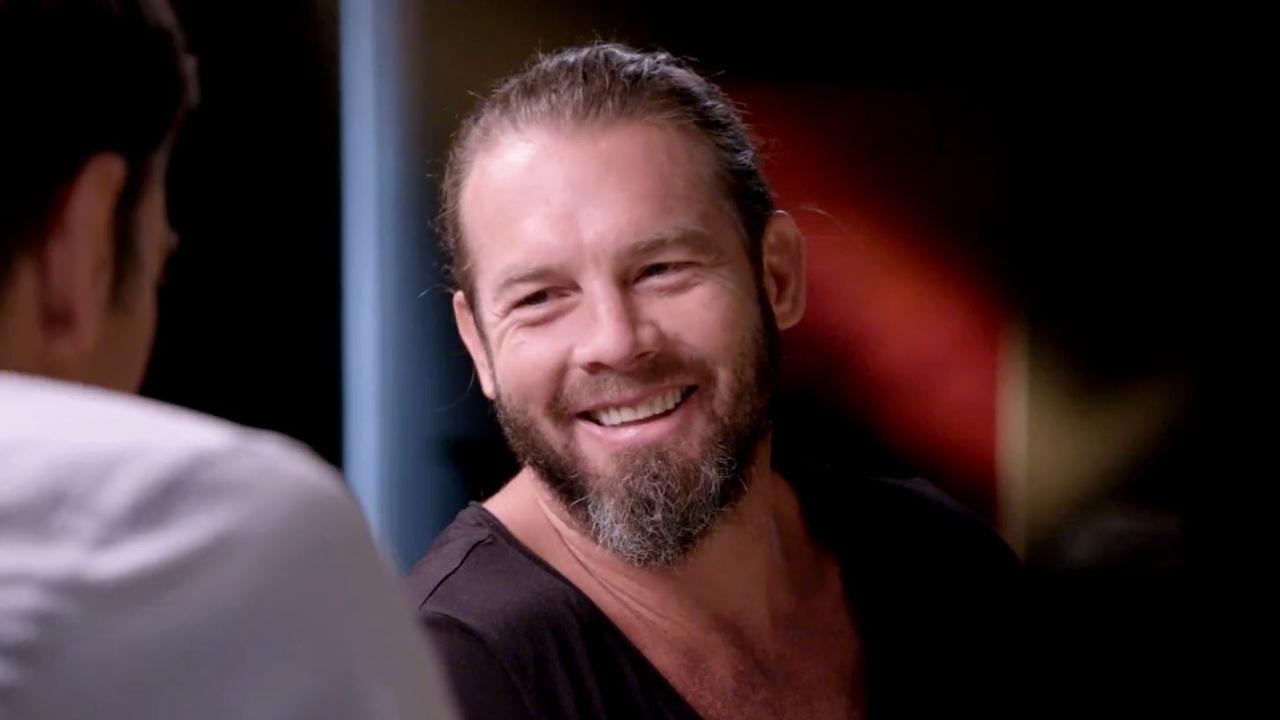 Ben Cousins was interviewed by Basil Zempilas. Picture: Channel 7