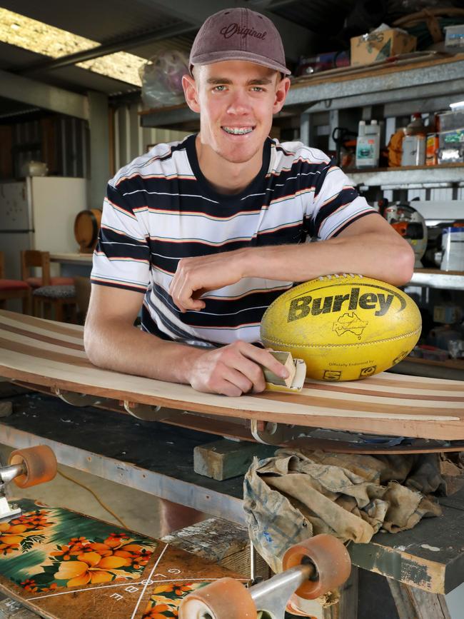 McLennan at home in the Barossa Valley. Picture: AAP Image/Dean Martin