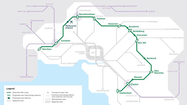 The political debate over the Suburban Rail Loop is heating up.