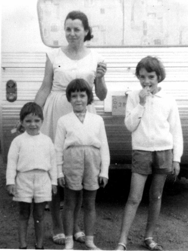 Nancy Beaumont with Grant, Arnna and Jane.