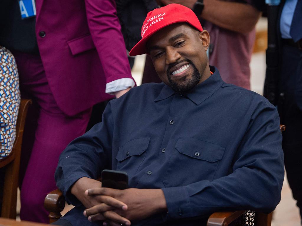 Kanye West speaks during his meeting with US President Donald Trump in the Oval Office of the White House in Washington, DC, on October 11, 2018. Picture: AFP