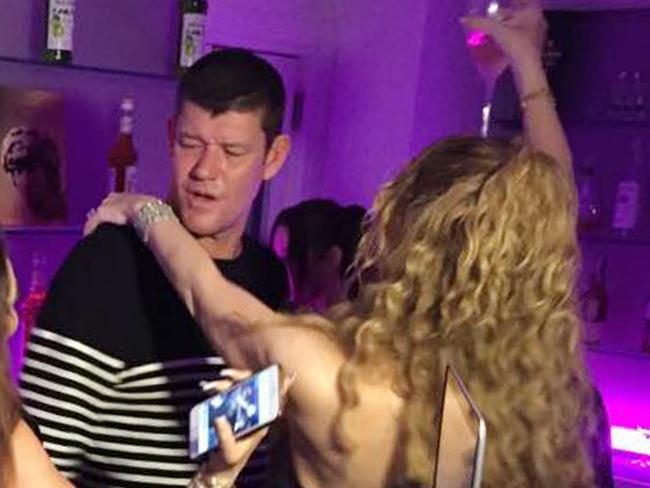 Mariah Carey and James Packer seen at Vv Night Club in Capri, Italy. Picture: Splash