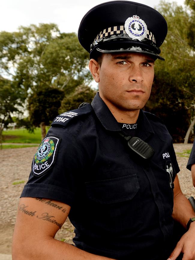 Waylon Johncock in uniform. Picture: Roy Van Der Vegt