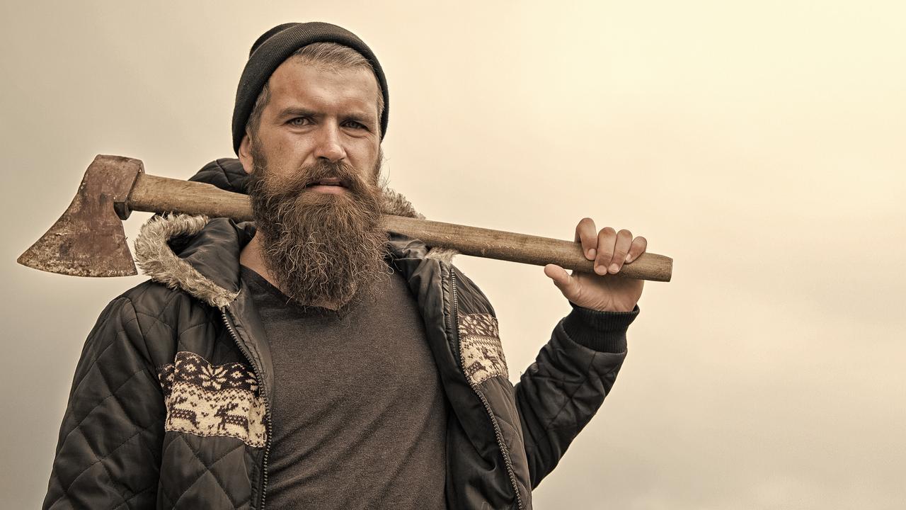 Every good Canadian wood chopper is sporting an impressive beard. Picture: iStock, posed by model.