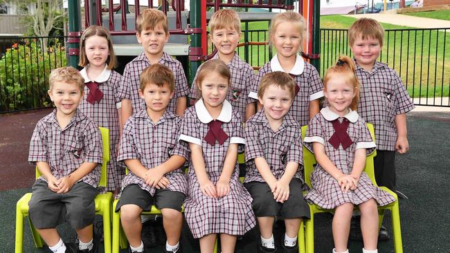 My First Year: St Mary's Catholic College Preps. Isla Jurd, Dean Collier, Lennox Emery, Molly Patch, Ventari Dobson-Harland, Archer Eastaugh, Jack Harvey, Violet Drew, Will Greenslade, Larkaida Saranov-Jansen. Picture: Patrick Woods.