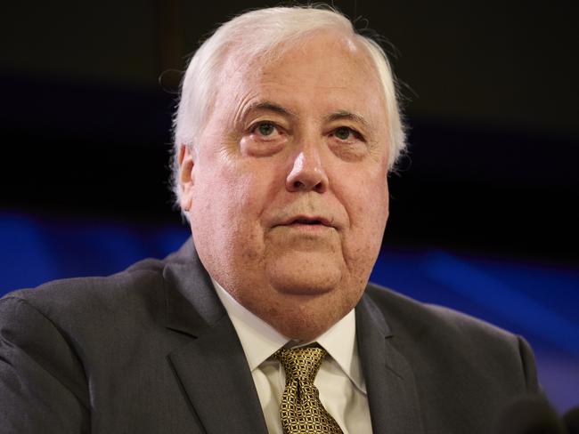 United Australia Party’s Clive Palmer.